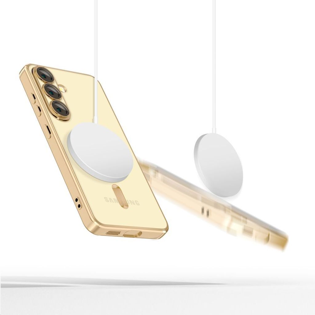 Tech-Protect MagFlex MagSafe Cover til Samsung Galaxy A36 5G - Gennemsigtig guld