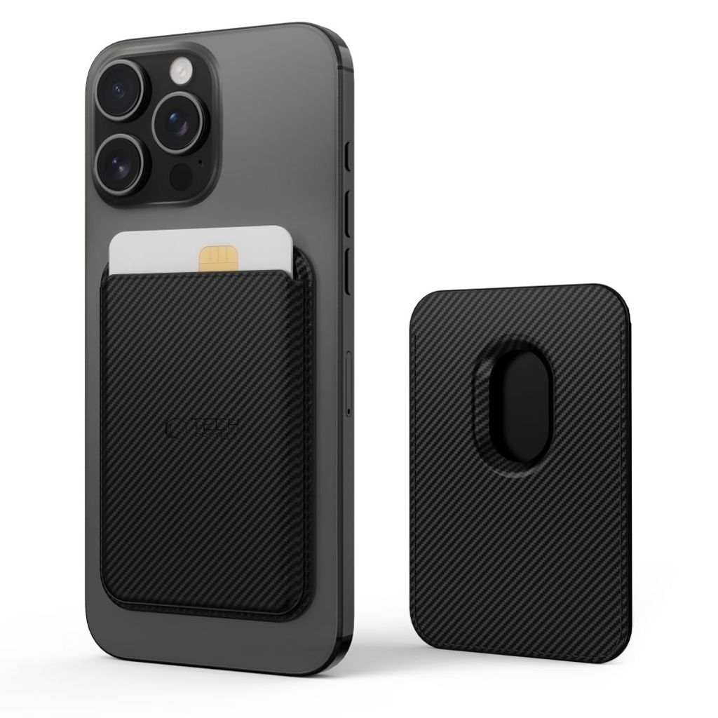 Tech-Protect MagWallet Magsafe kortin haltija – Musta