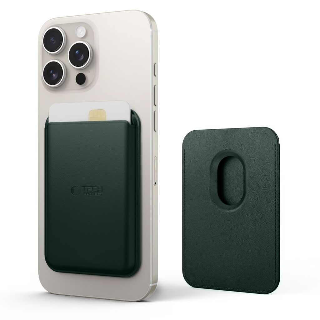 Tech-Protect MagWallet Magsafe kortin haltija – vihreä