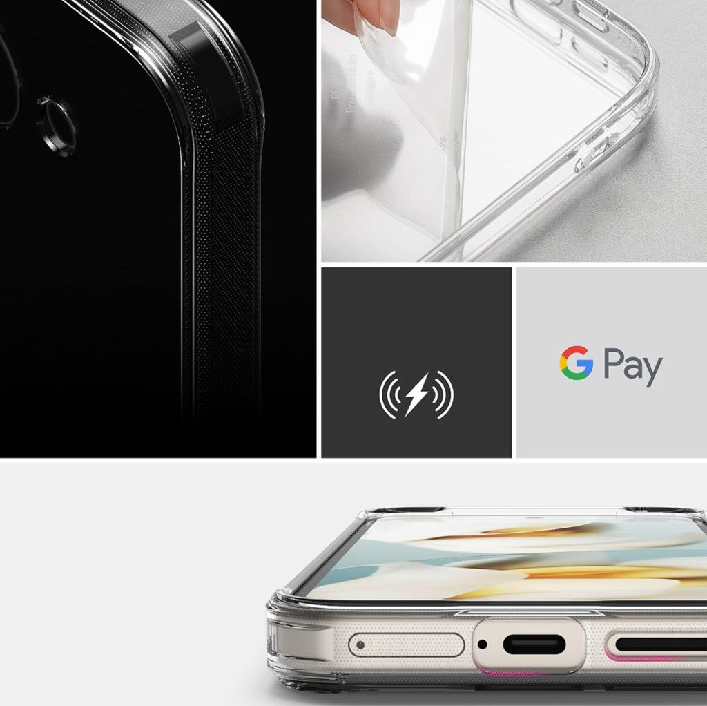 Ringke Fusion Cover til Google Pixel 9A - Gennemsigtig