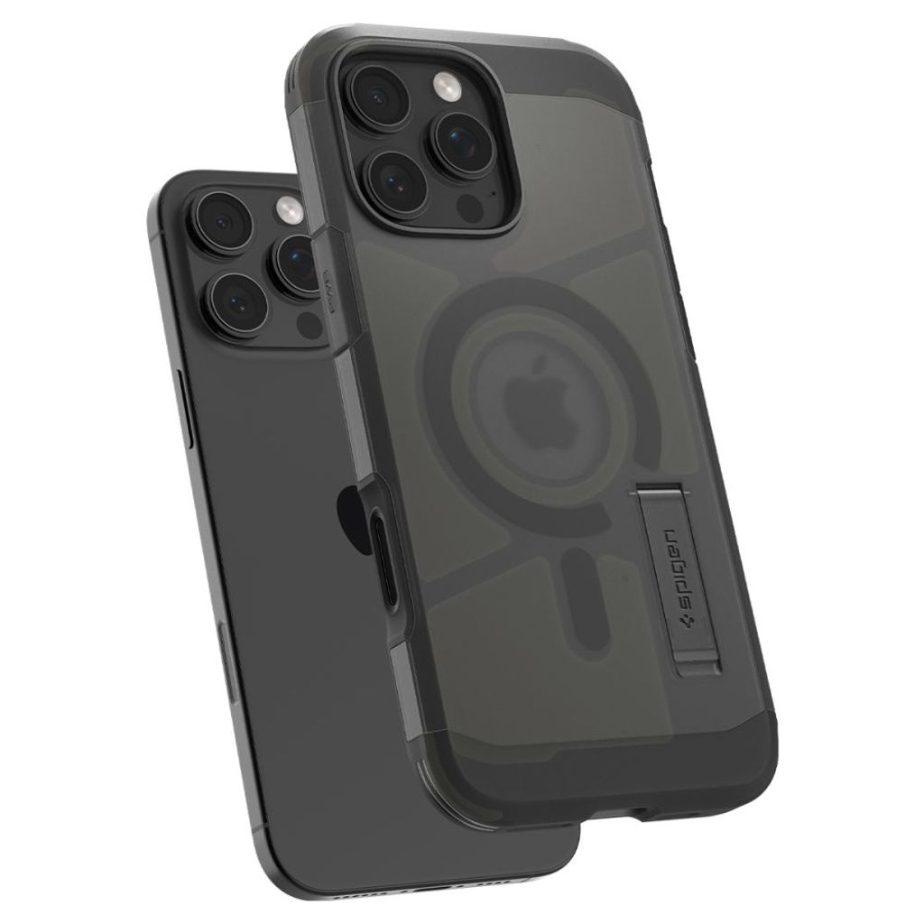 Spigen Tough Armor MagSafe Cover til iPhone 16 Pro Max - Sort