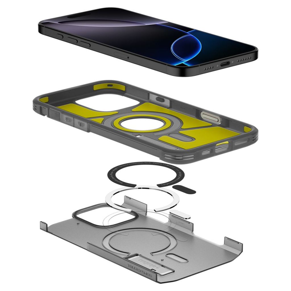 Spigen Tough Armor MagSafe Cover til iPhone 16 Pro Max - Sort