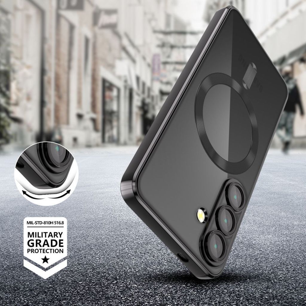 Tech-Protect MagFlex MagSafe Cover til Samsung Galaxy A56 5G - Gennemsigtig sort