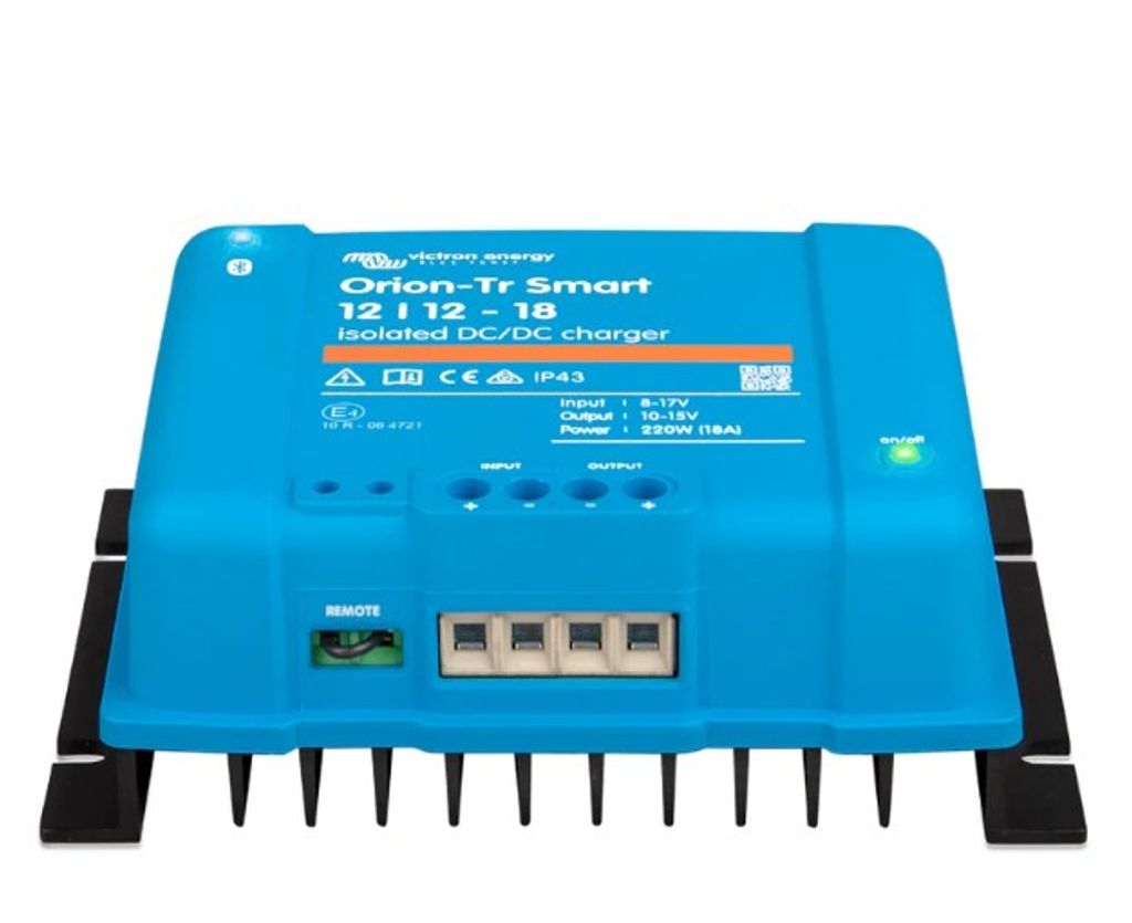 Victron Orion-Tr Smart Isoleret DC-DC-oplader 12/12V 18A 220W med Bluetooth