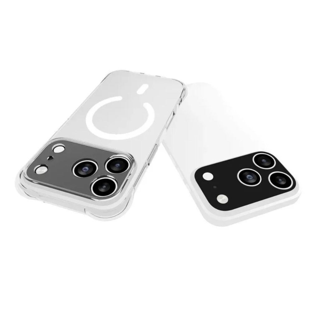 iPhone 18 Pro Max MagSafe Skal med Skärmskydd - Transparent