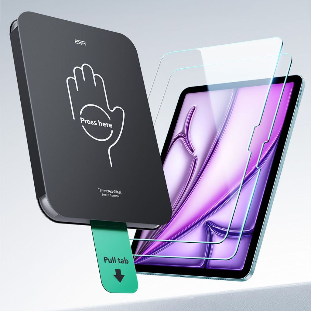 ESR UltraFit Skærmbeskyttelse 2-Pak till iPad Air 11" 2026/2025/2024
