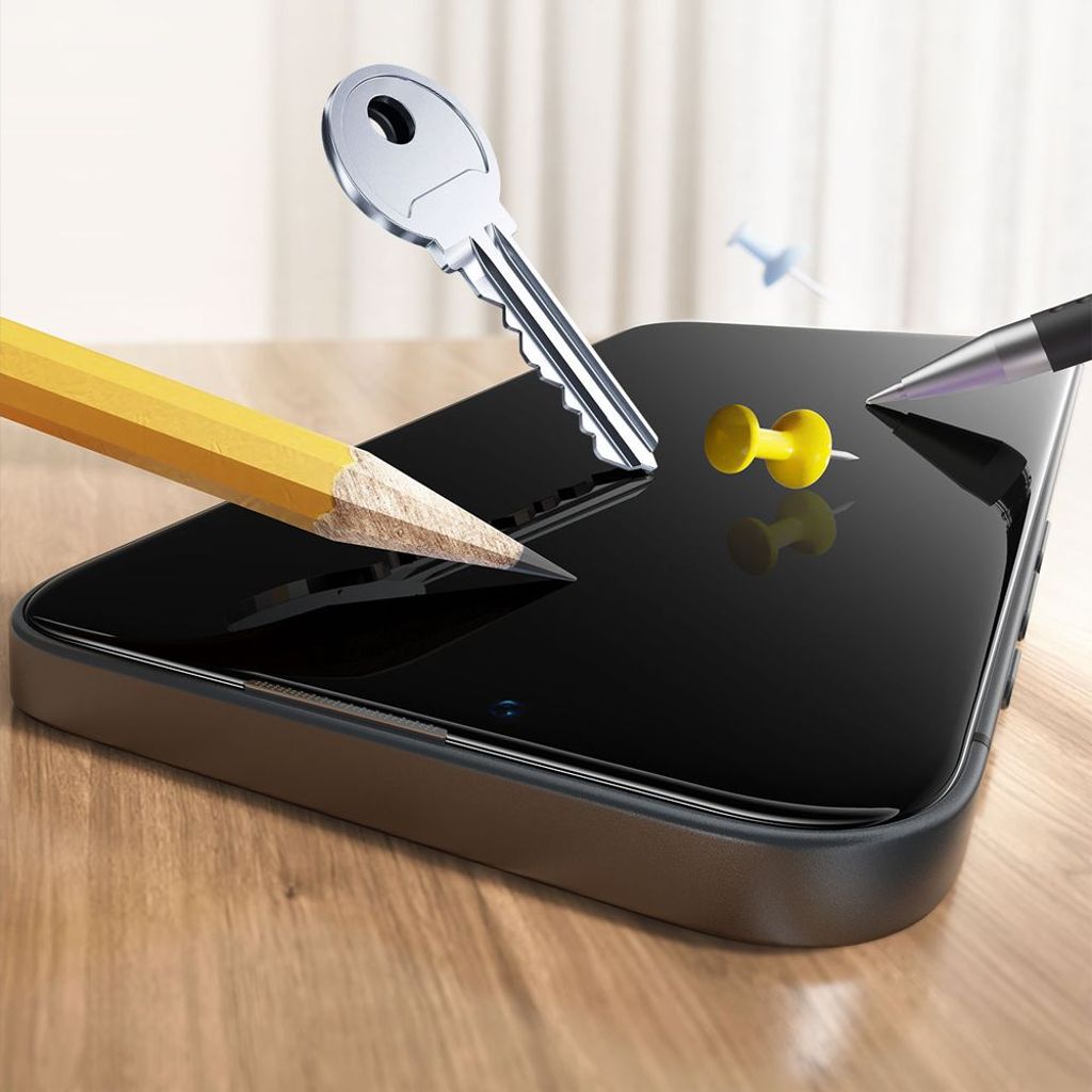 ESR Ultrafit iPhone 13/13 Pro/14/16e Skärmskydd i Härdat Glas, 2-pack