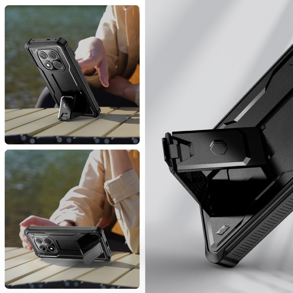 Tech-Protect Kevlar Pro Kuori Xiaomi Redmi Note 14 Pro / Poco X7 - Musta