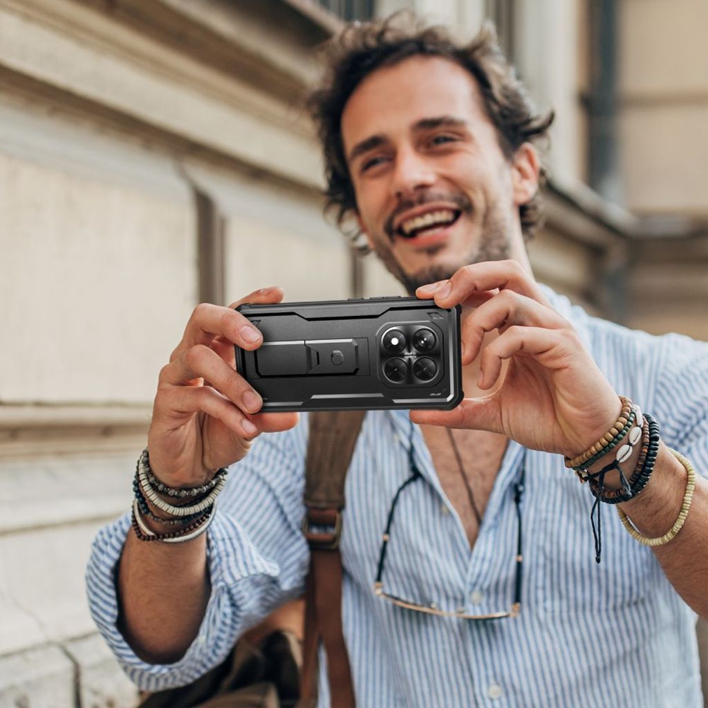 Tech-Protect Kevlar Pro Kuori Xiaomi Redmi Note 14 Pro / Poco X7 - Musta