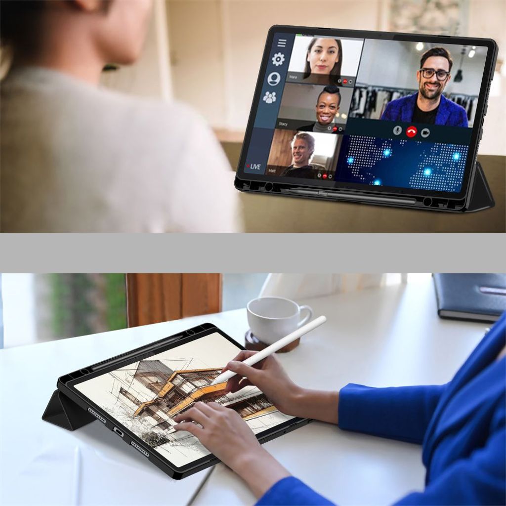 Tech-Protect SC Pen Fodral till Lenovo Idea Tab Pro/Pro Mt 12.7" - Svart