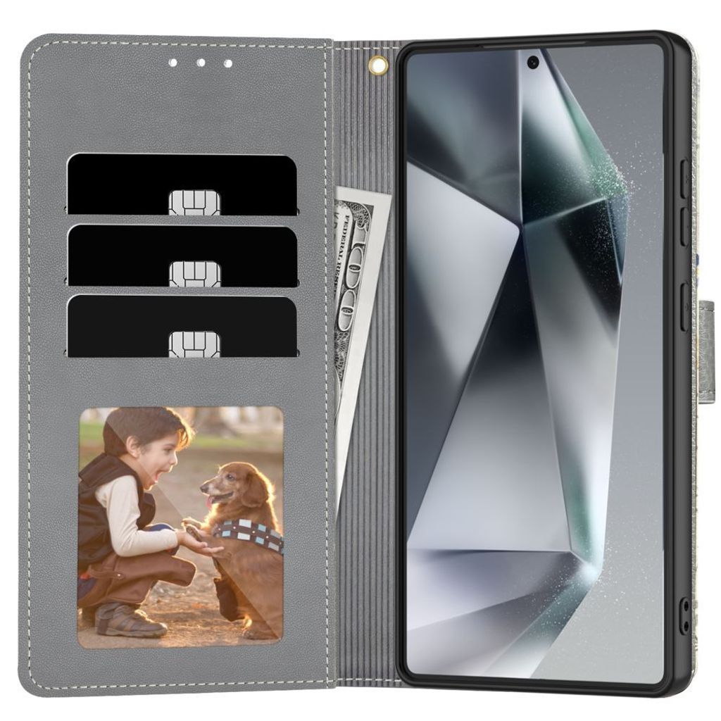 Tech-Protect Wallet Etui til Samsung Galaxy A26 5G - Tusenfryd med blader