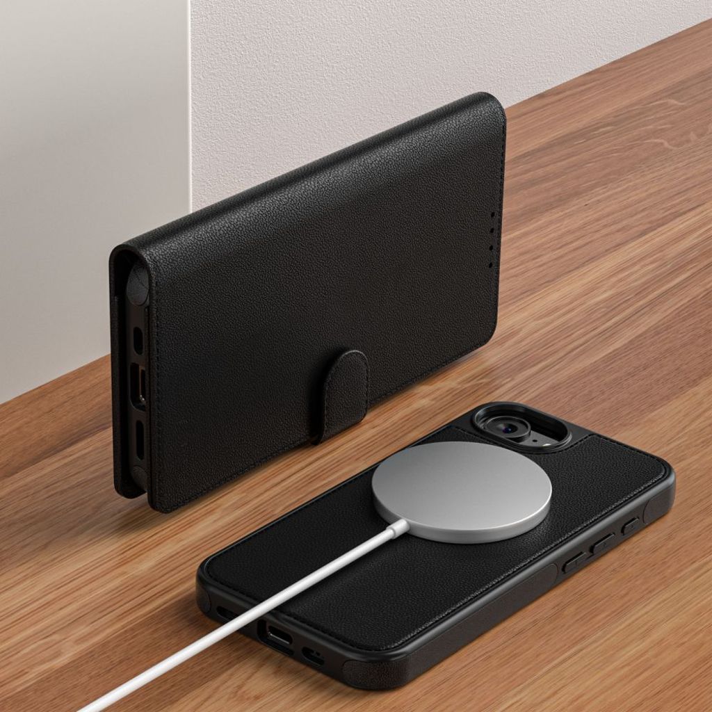 Tech-Protect MagSafe Wallet Etui til iPhone 16e - Matte Black