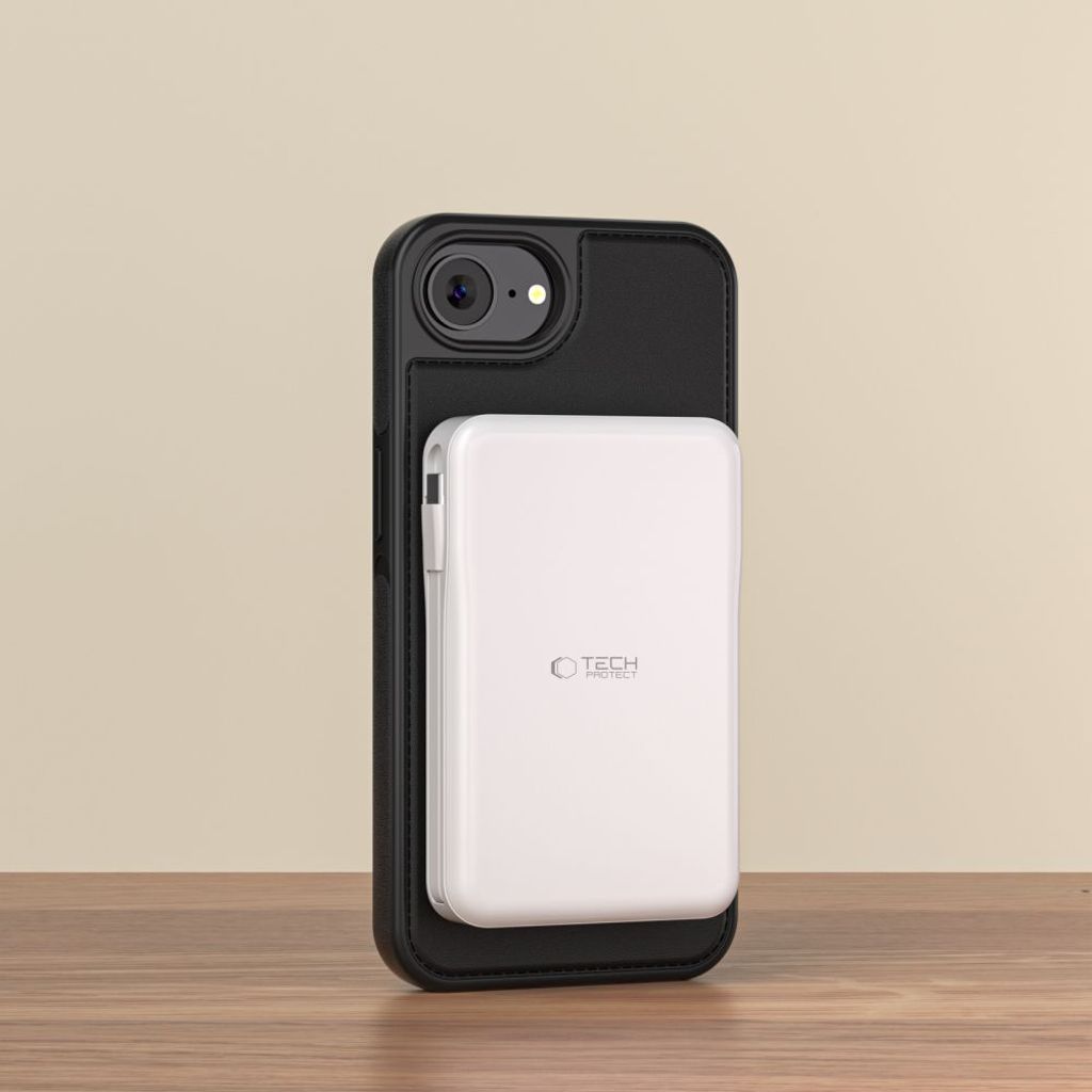 Tech-Protect MagSafe Wallet Etui til iPhone 16e - Matte Black