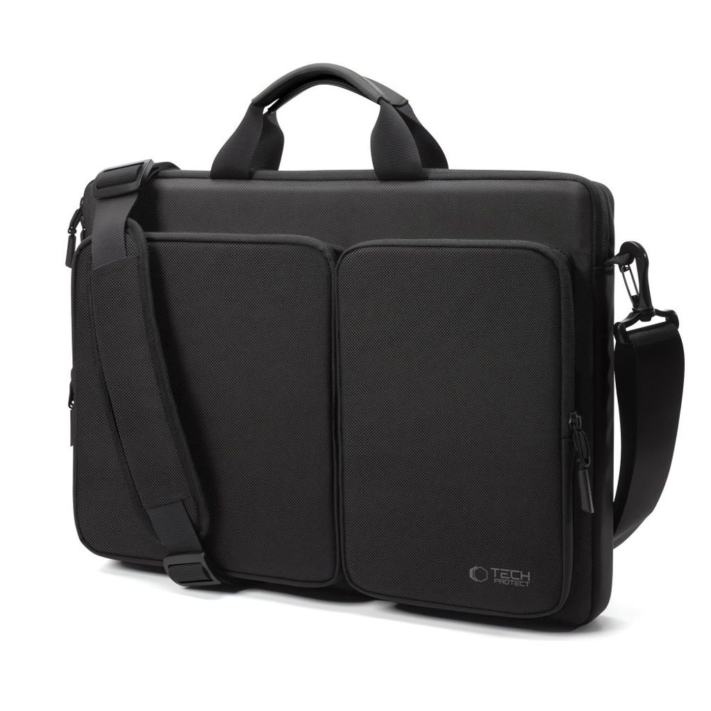 Tech-Protect Defender Laptoptaske til 17" - Sort