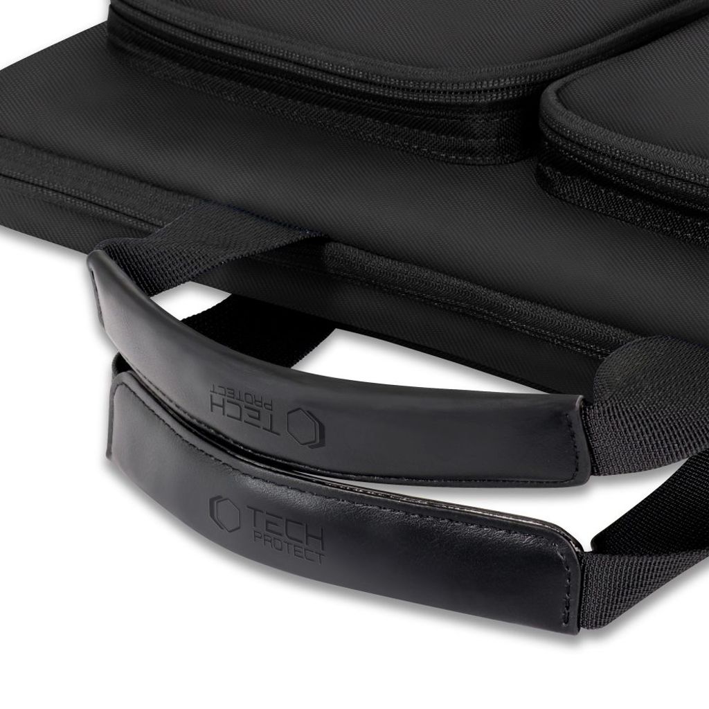 Tech-Protect Defender Laptoptaske til 17" - Sort
