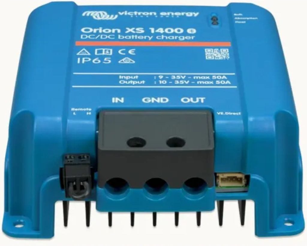Victron Orion XS 1400 DC-DC-oplader 12/24V 50A med Bluetooth