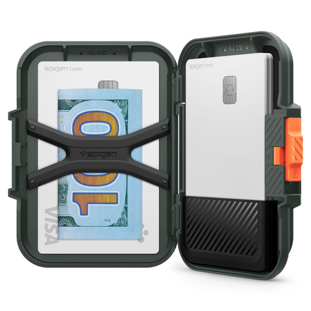 Spigen Lock Fit MagSafe korttiteline – Vihreä