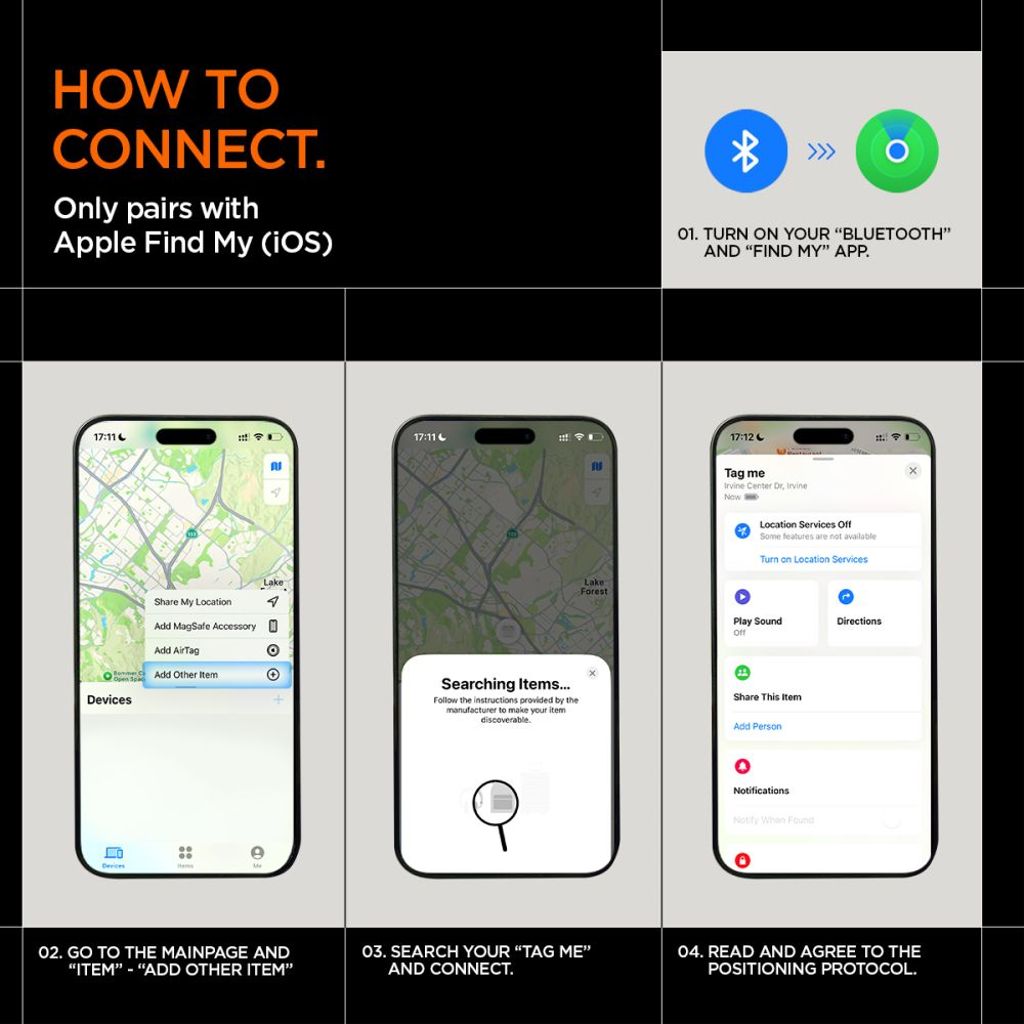 Spigen TagMe Locator – Musta