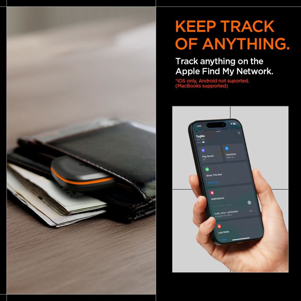 Spigen TagMe Locator – Musta