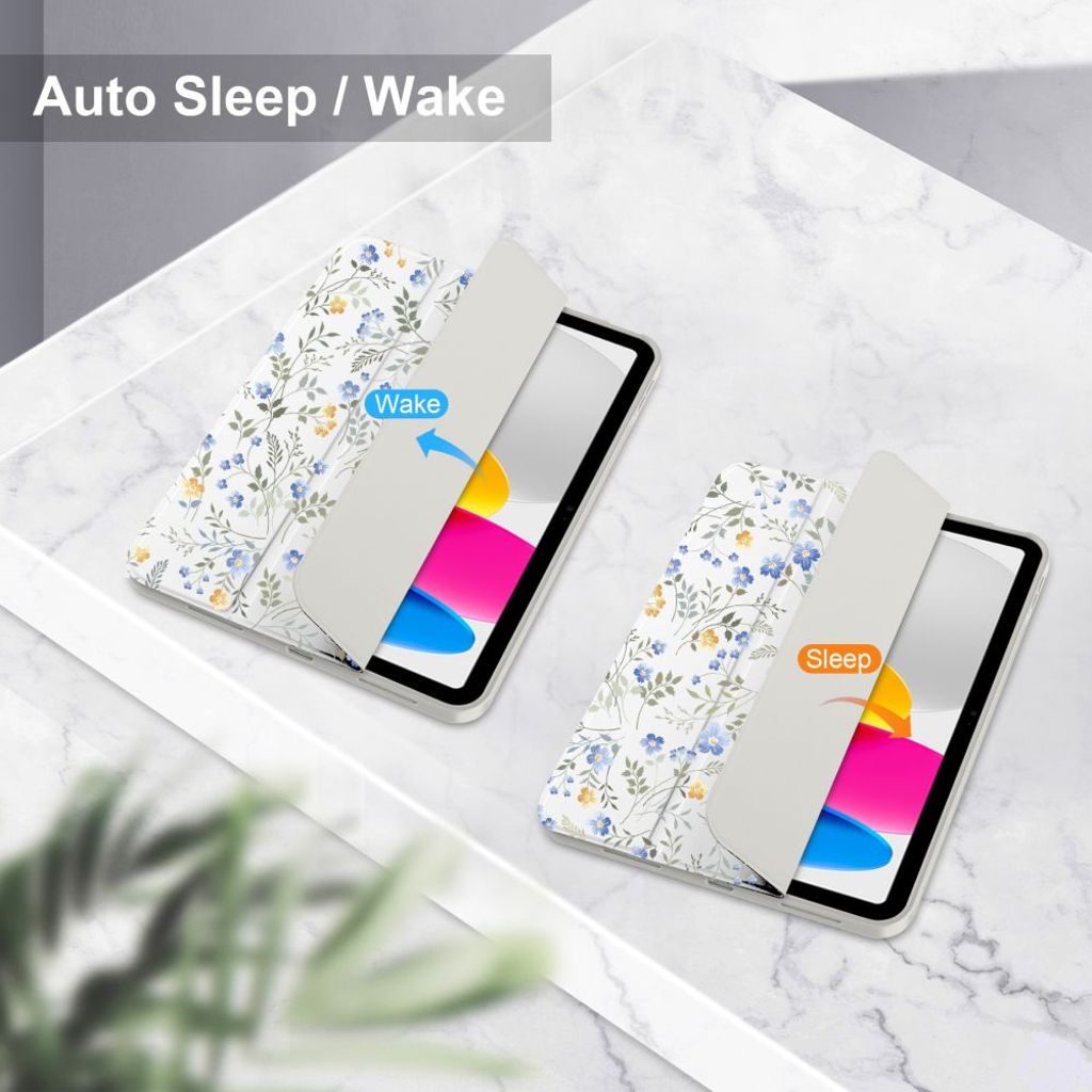 Tech-Protect SC Pen Fodral till iPad 10.9" 2022/11" 2025 - Blommor