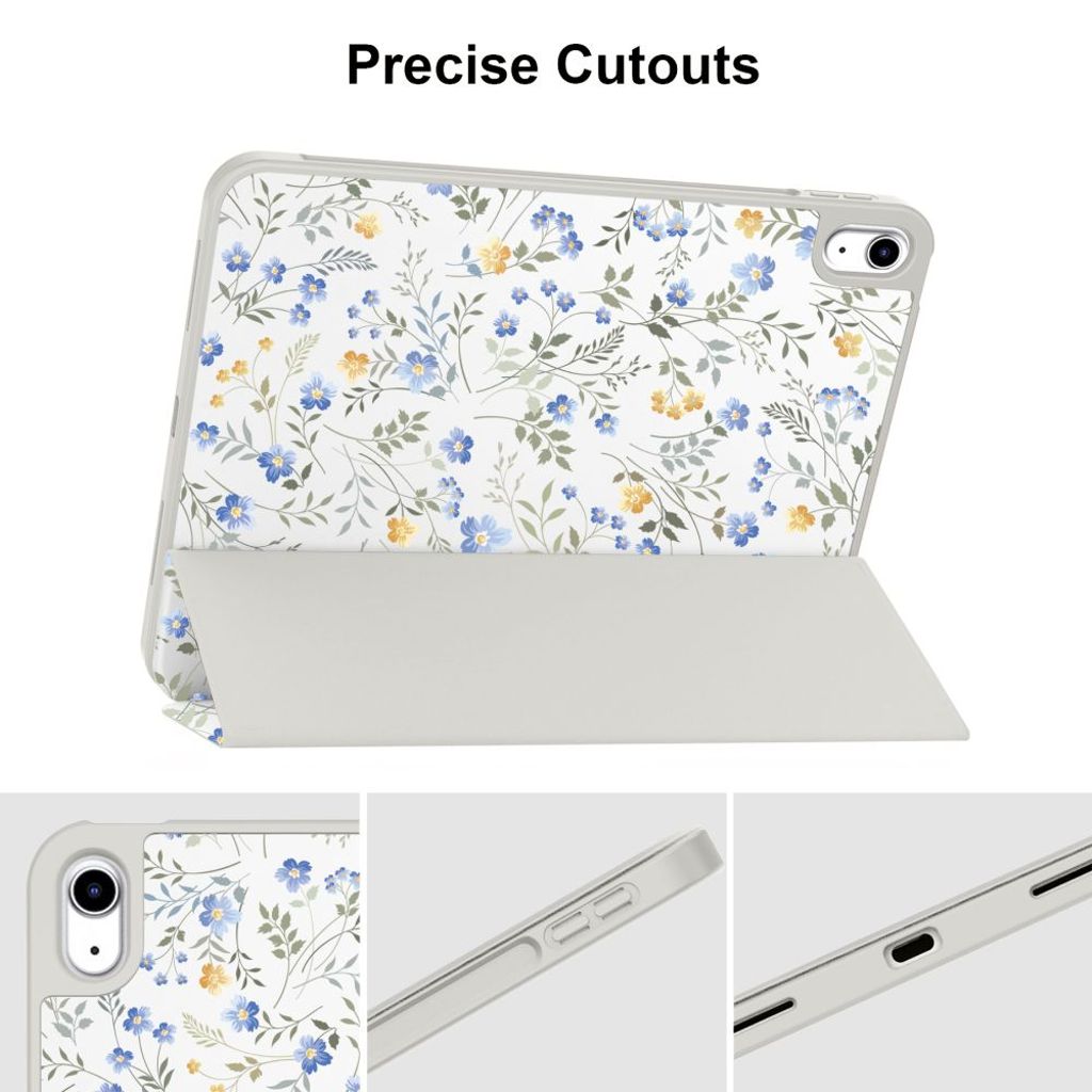 Tech-Protect SC Pen Fodral till iPad 10.9" 2022/11" 2025 - Blommor