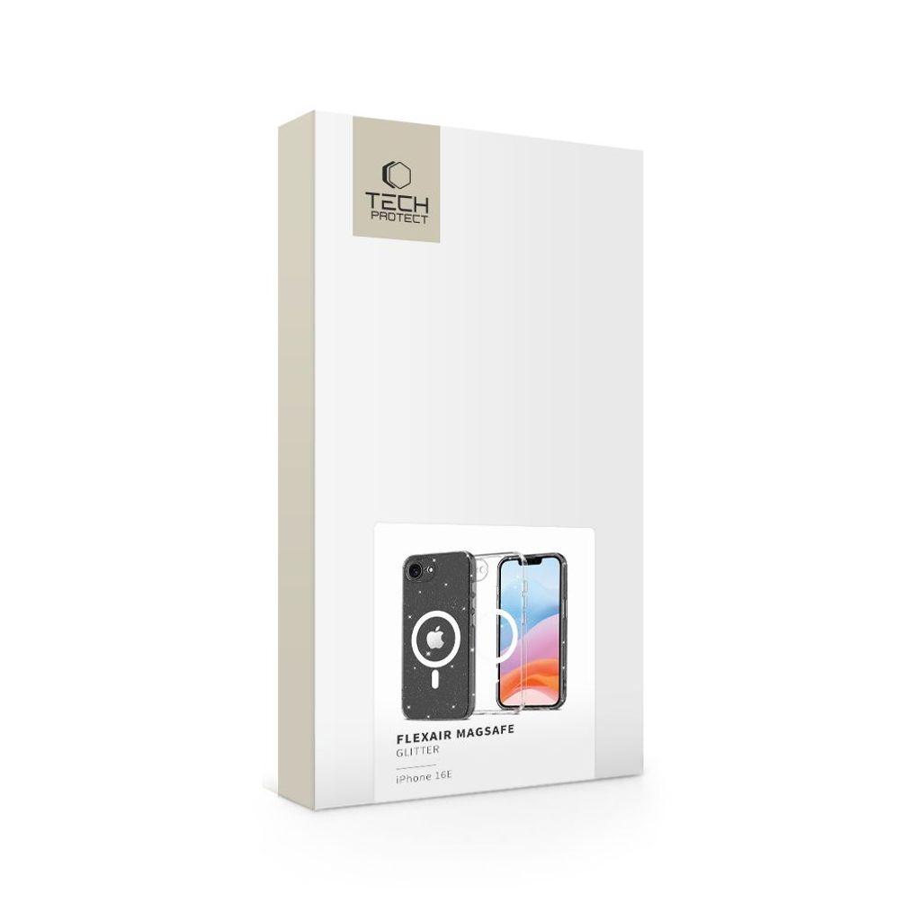 Tech-Protect FlexAir Case for iPhone 16e - Transparent