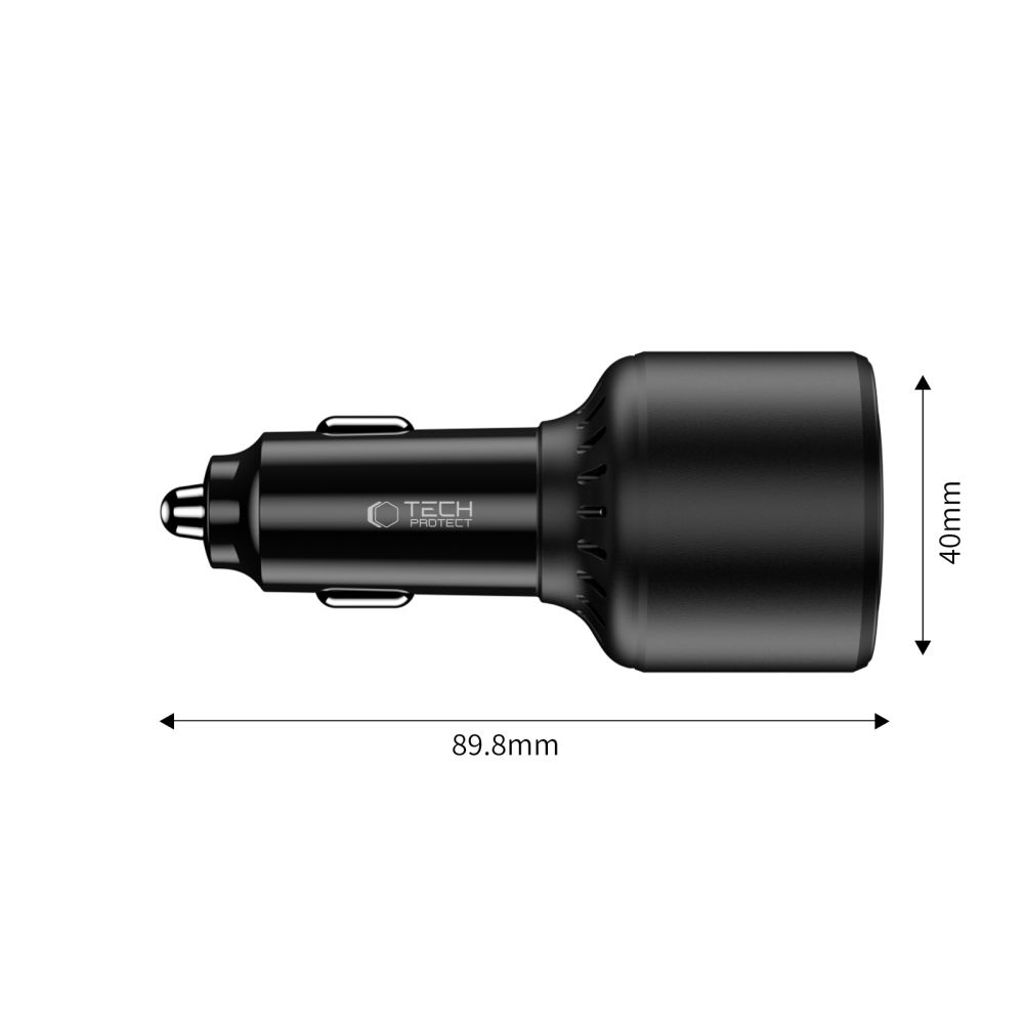 CC04 3-port PD175W biloplader - sort