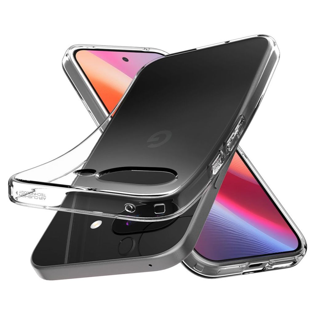 Spigen Crystal Flex Kuori Google Pixel 9A - Läpinäkyvä