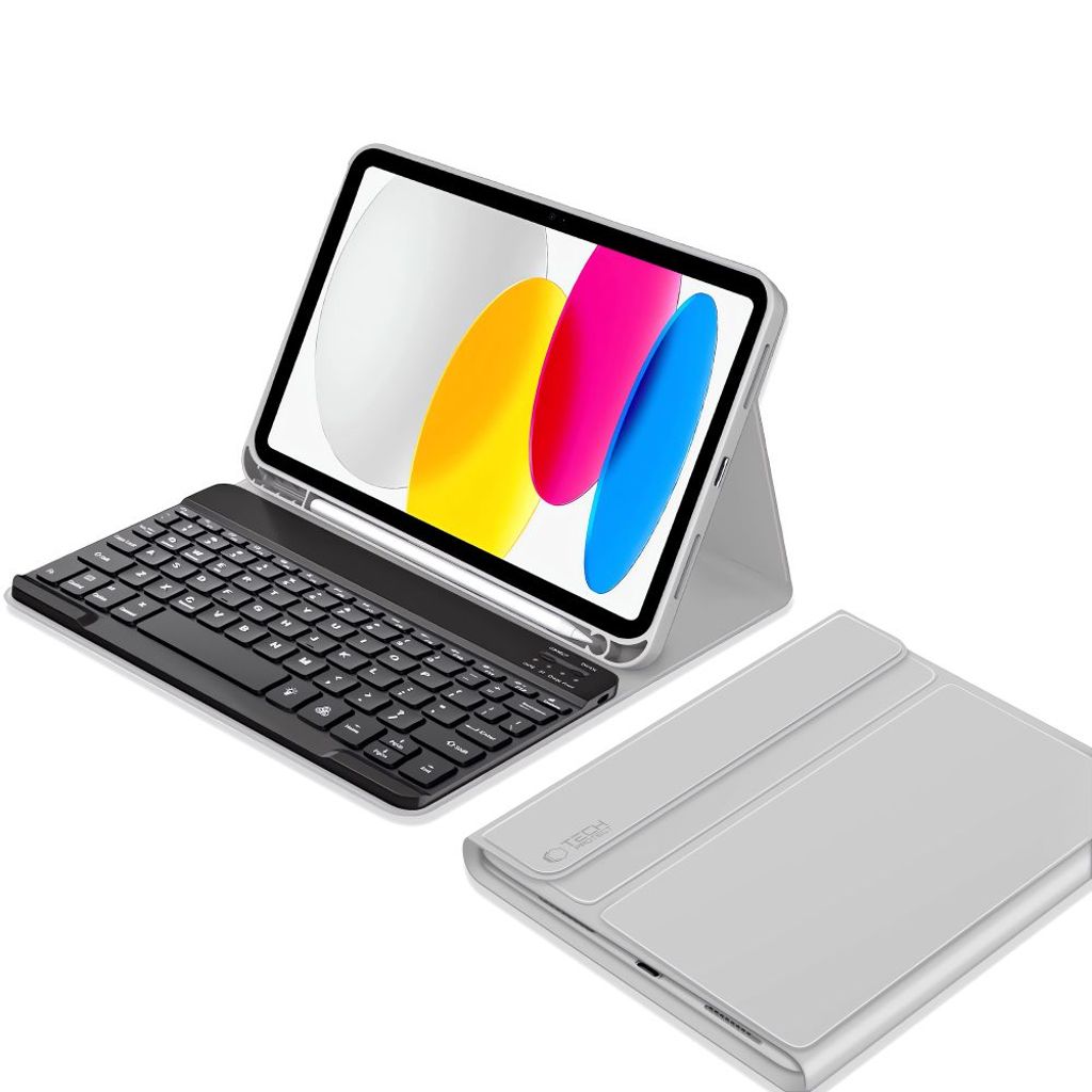 Tech-Protect SC Pen med tastatur Etui til iPad 10.9" 2022/11" 2025 - Grå