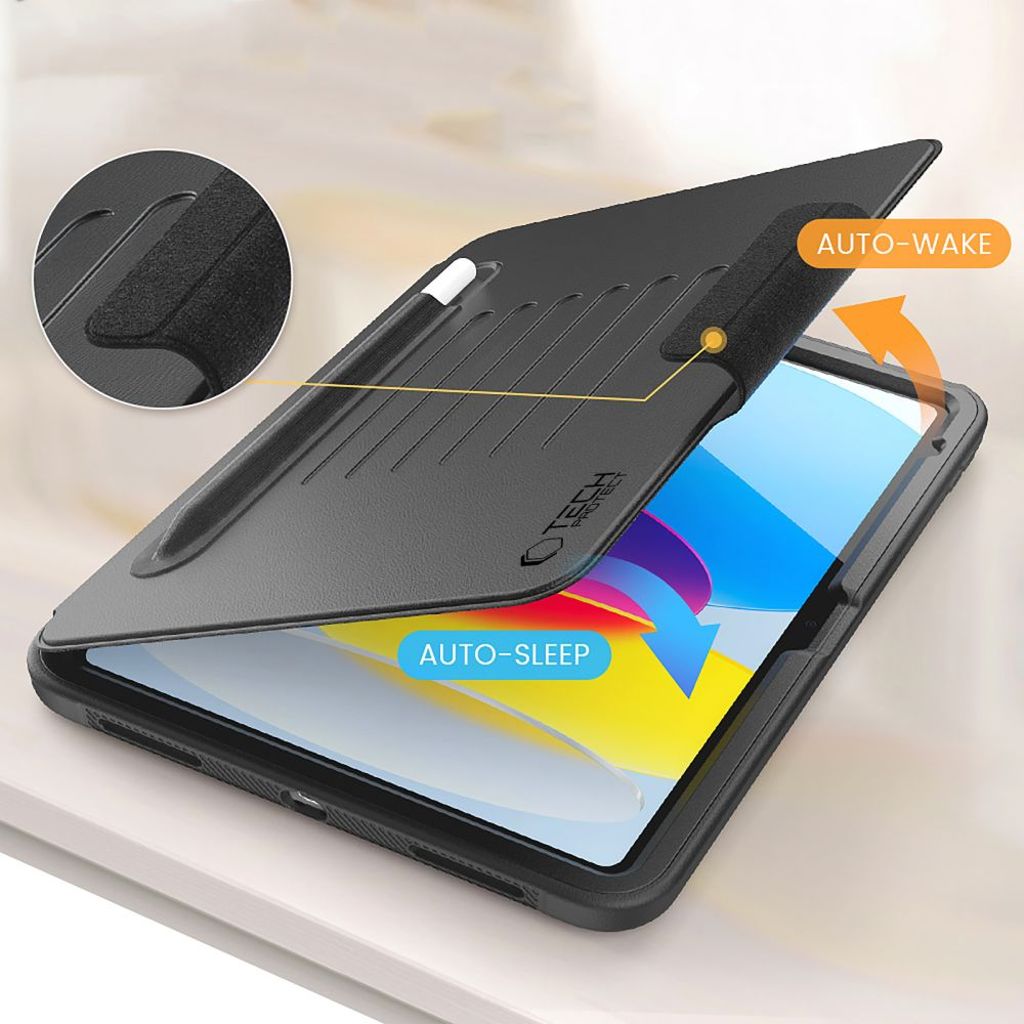 Tech-Protect SC Pen Etui til iPad 10th Gen 2022 /A16 2025 - Svart