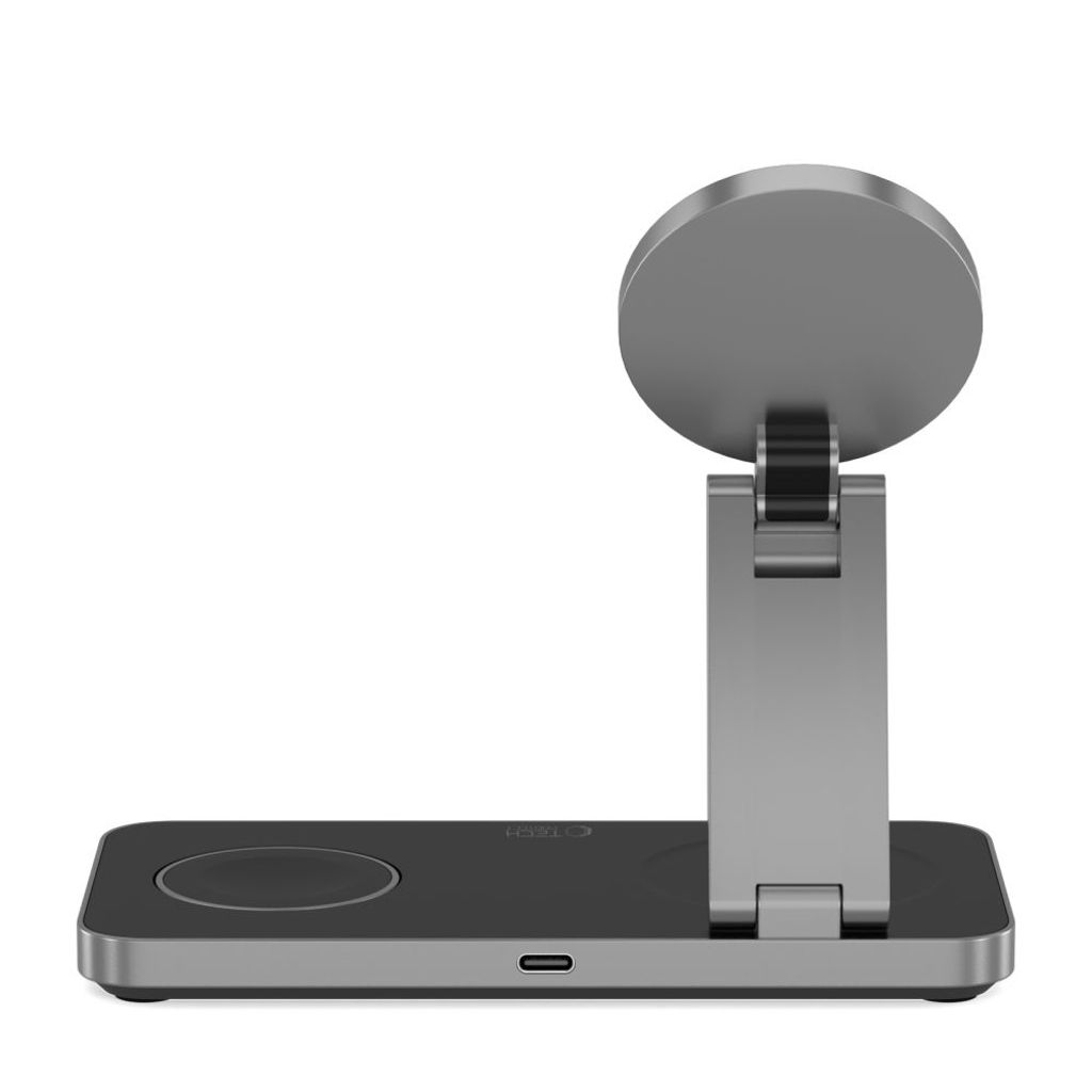 Tech-Protect QI15W-A47 MagSafe 3in1 induktiv lader + USB-C-kabel - sort