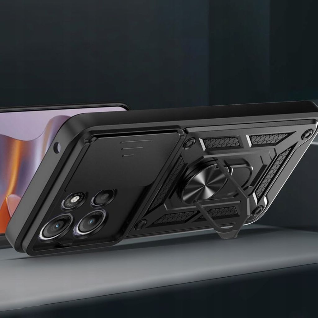 Tech-Protect CamShield Pro Cover til Motorola Moto G15 - Sort