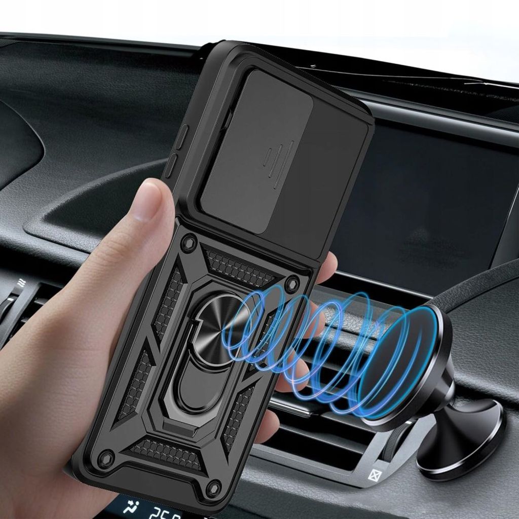 Tech-Protect CamShield Pro Cover til Motorola Moto G15 - Sort