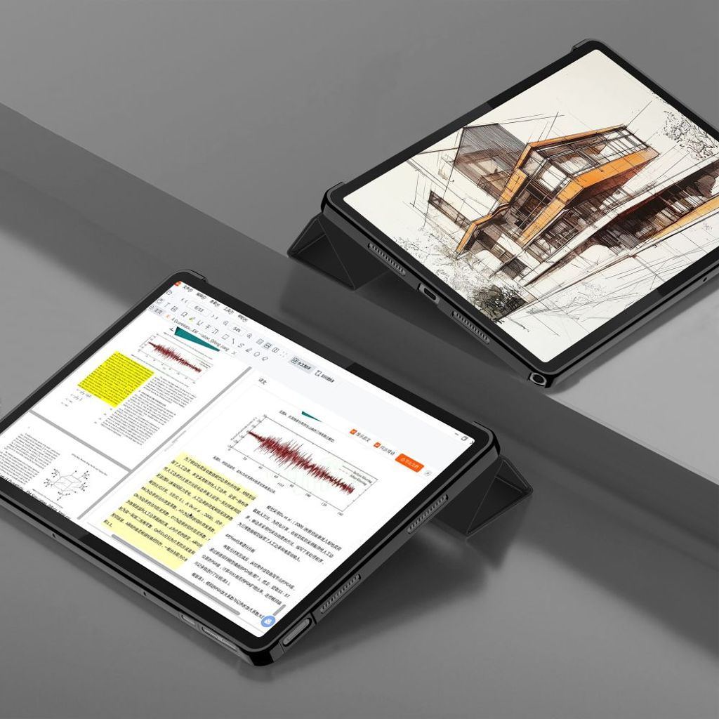 Tech-Protect SmartCase Fodral till Lenovo Tab K11 Plus 11.5" - Svart