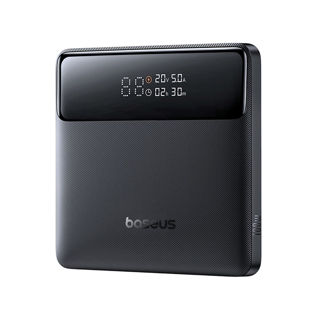 Baseus Blade H1 powerbank 20000mAh 100W med display – sort