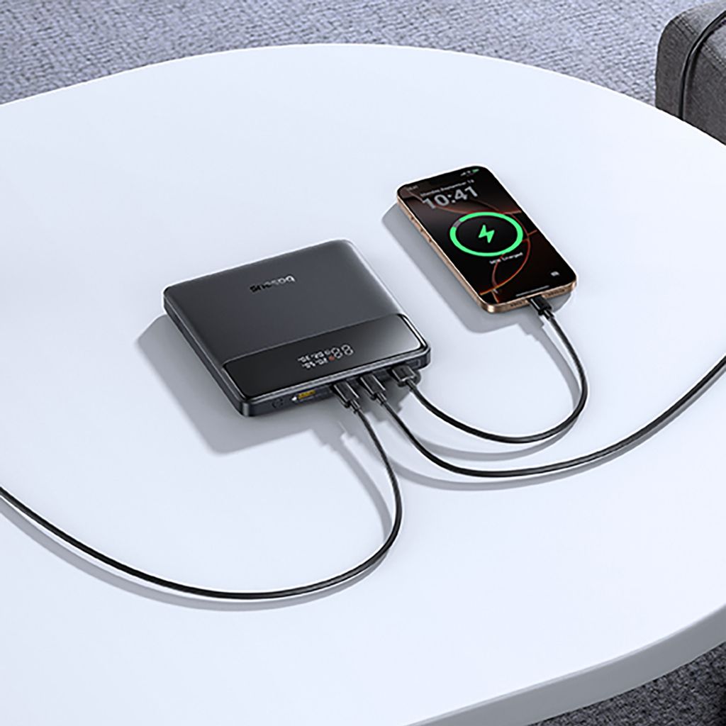 Baseus Blade H1 powerbank 20000mAh 100W med display – sort