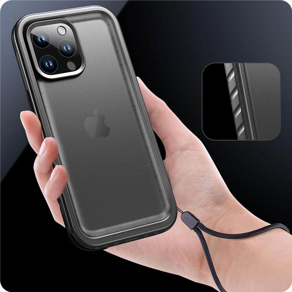 Tech-Protect ShellBox IP68 Deksel til iPhone 15 - Svart
