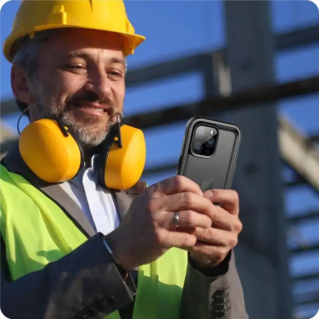 Tech-Protect ShellBox IP68 Deksel til iPhone 15 - Svart