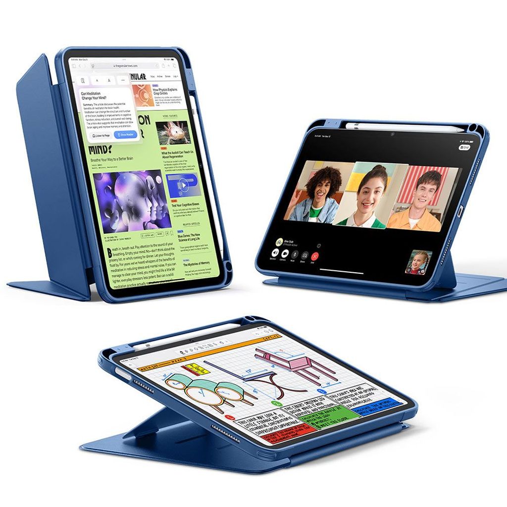 ESR Flip Hybrid Etui til iPad 10.9" 2022/11" 2025 - Blå