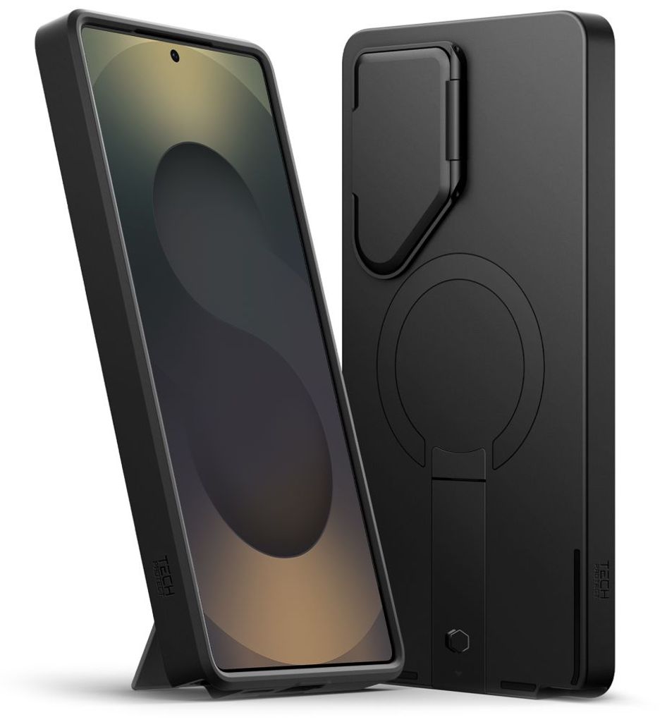 Tech-Protect Kevlar Aura MagSafe Skal Samsung Galaxy S25 Ultra - Svart/Orange