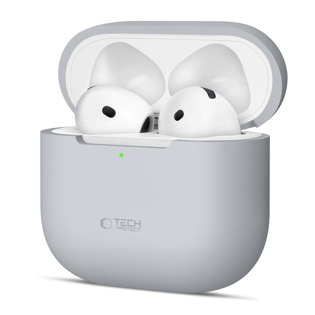 Tech-Protect Silicone Case for AirPods 4 - Gray