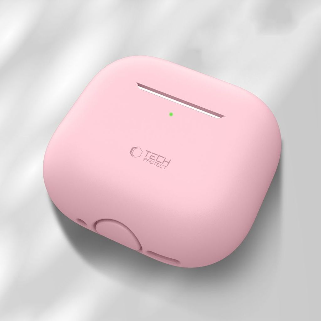 Tech-Protect Silikon Deksel til AirPods 4 - Rosa