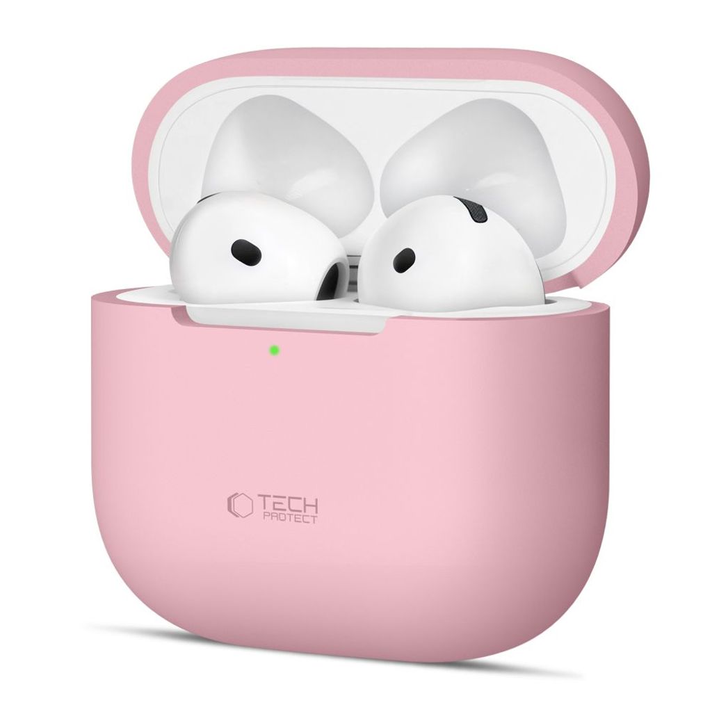 Tech-Protect Silikon Deksel til AirPods 4 - Rosa