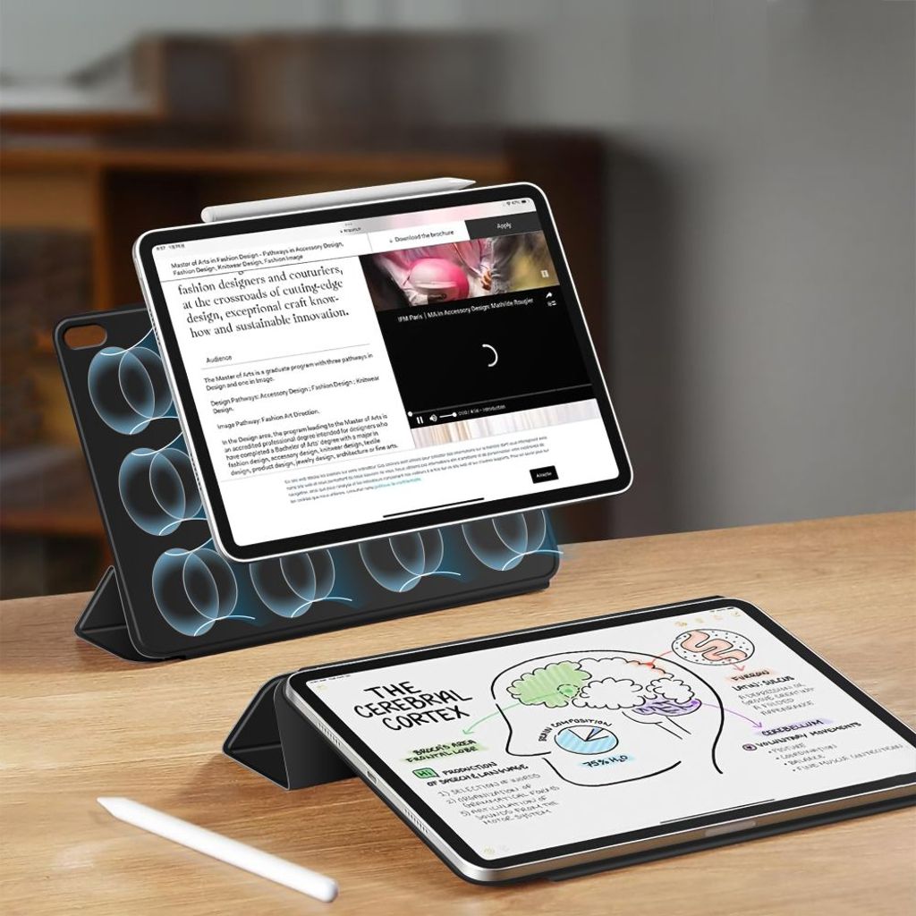 Tech-Protect Smartcase Magnetic Etui til iPad Air 13" 2024/2025 - Svart