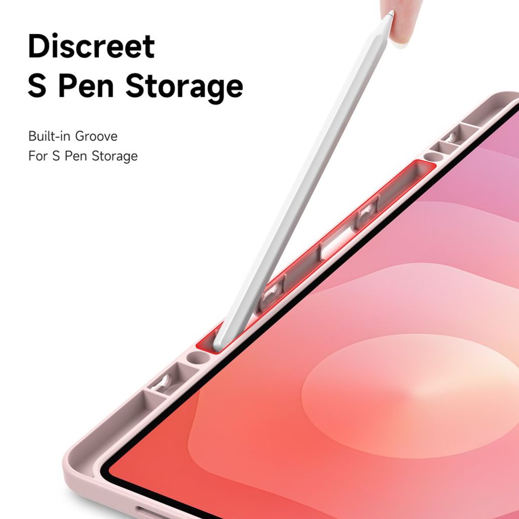 DUX DUCIS Samsung Galaxy Tab S12 Ultra/S11 Ultra Origami-fodral - Rosa
