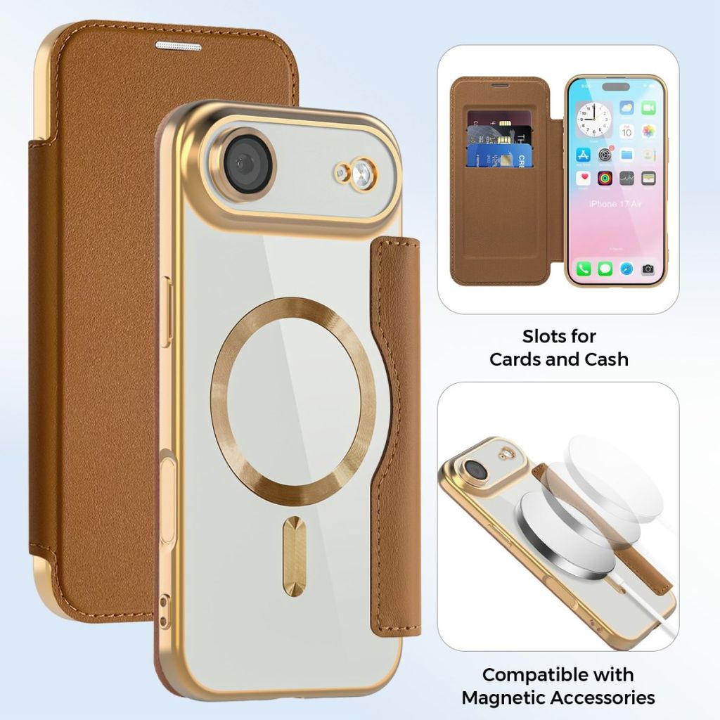 iPhone Air MagSafe-kotelo - Ruskea