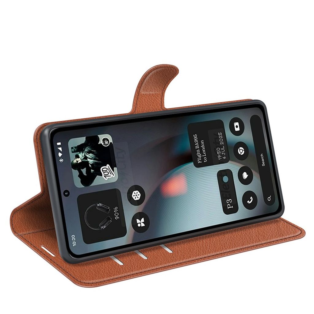 Nothing Phone (3) Wallet Cover - Brown