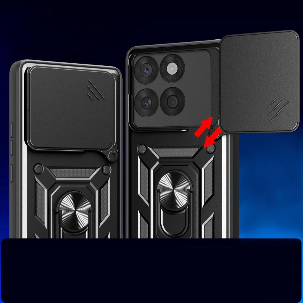 Tech-Protect CamShield Pro Cover til Motorola Edge 60 Fusion - Sort