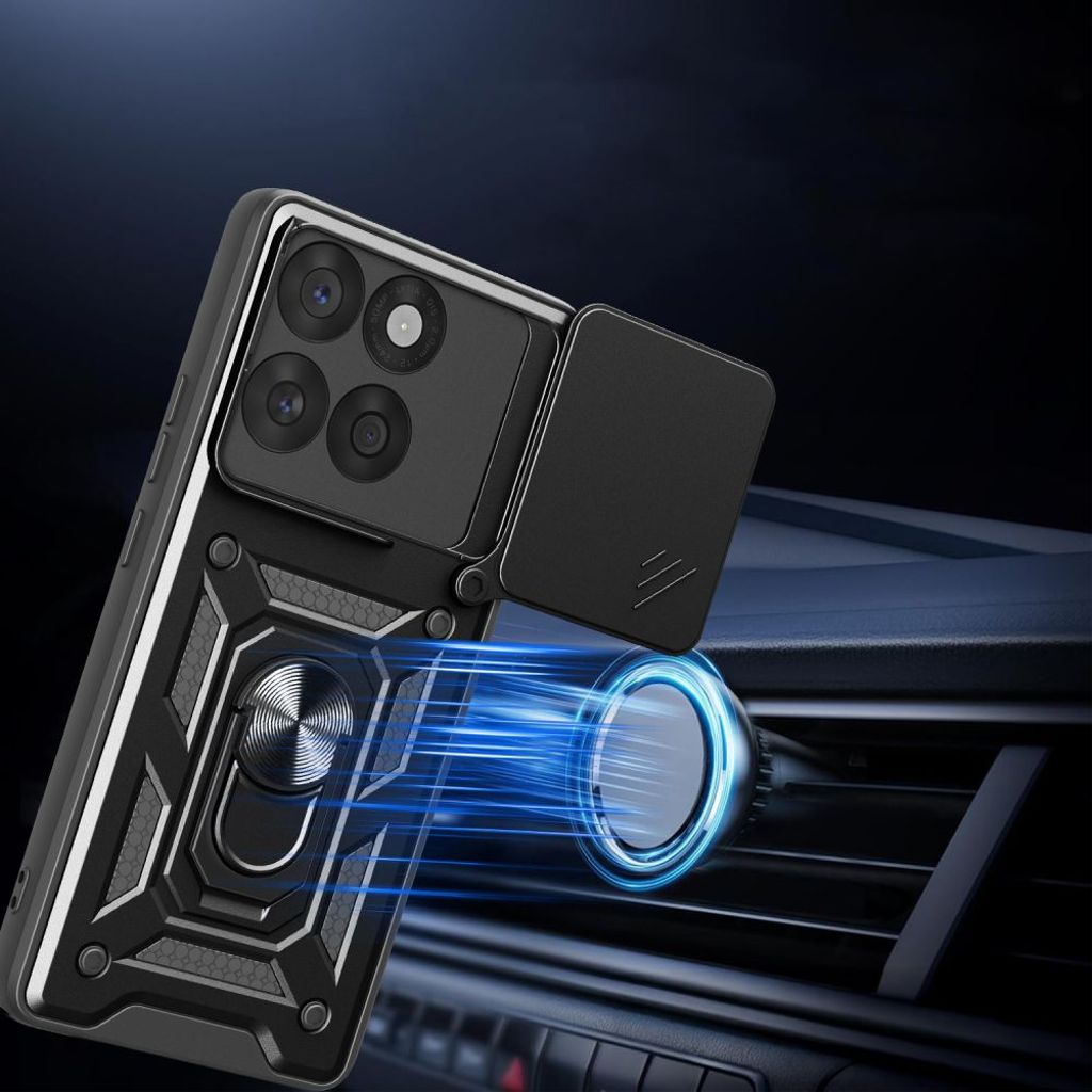 Tech-Protect CamShield Pro Cover til Motorola Edge 60 Fusion - Sort