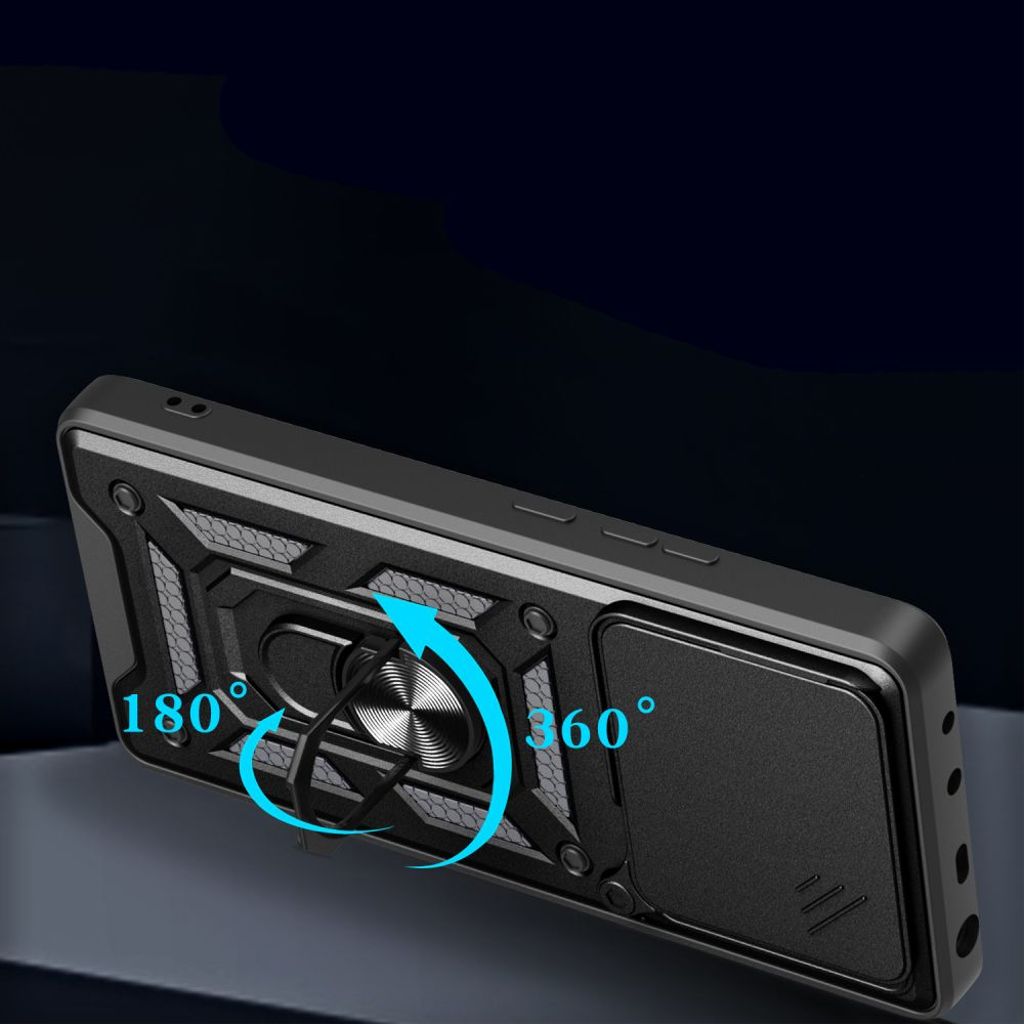 Tech-Protect CamShield Pro Cover til Motorola Edge 60 Fusion - Sort